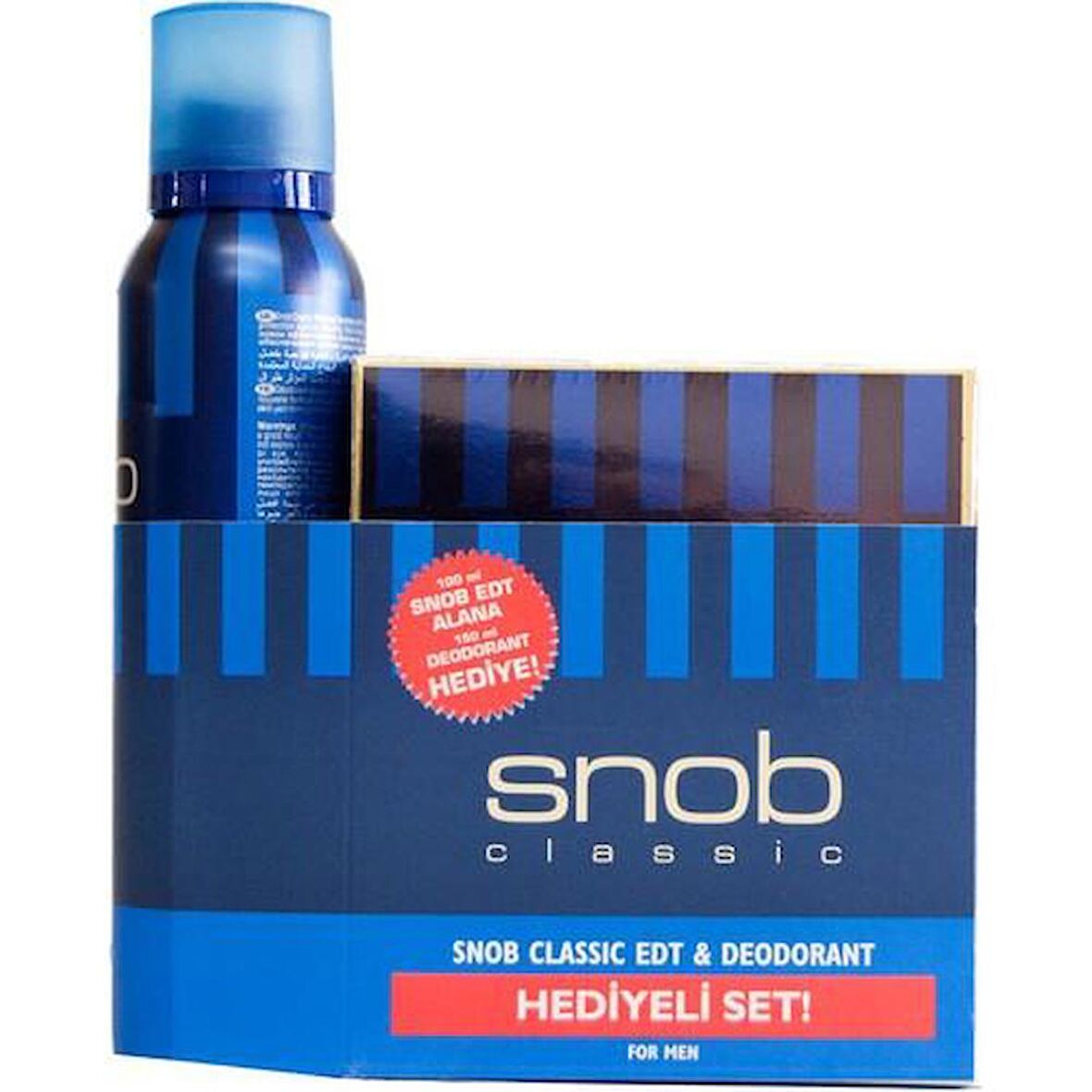 Snob Classic Edt 100 Ml Erkek Parfüm + Deodorant Classic