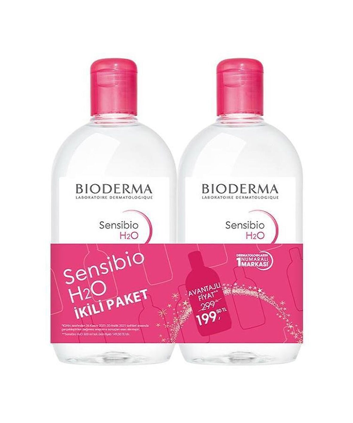 BiodermaBioderma Sensibio H2O 500 ML İkili Paket
