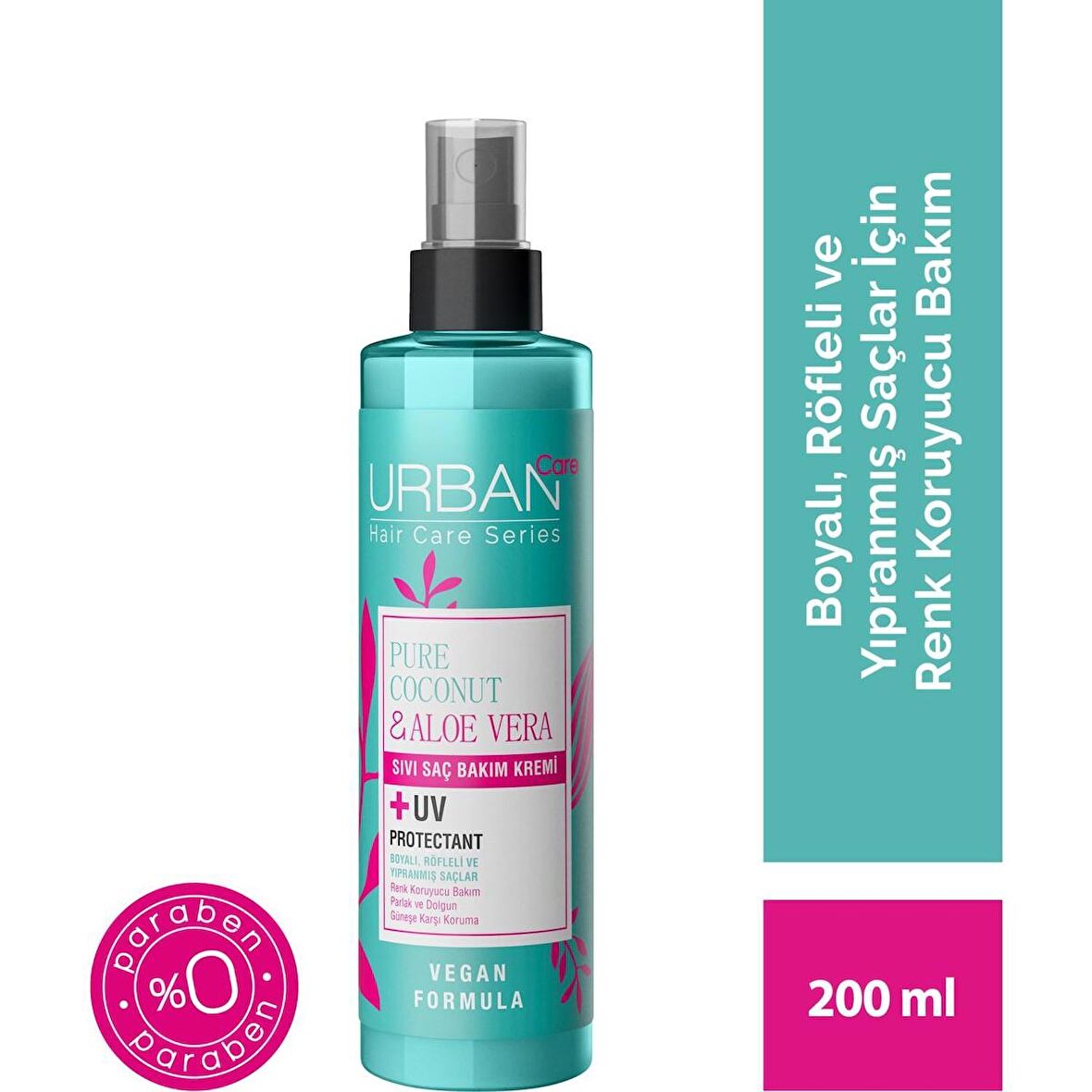 Urban Care Pure Coconut Aloe Vera Sıvı Saç Bakım Kremi 200 ML