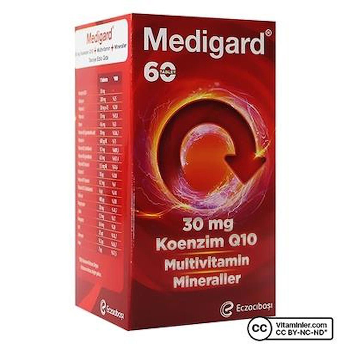 Medigard Vitamin Mineral Compleks CoQ10 60 Tablet