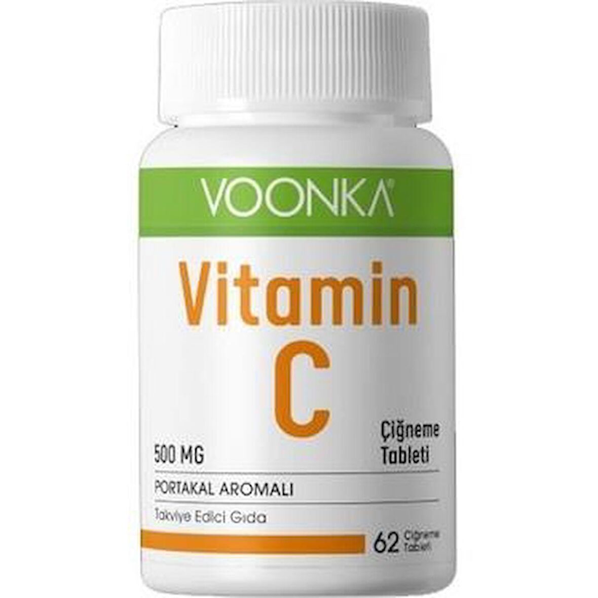 Voonka Vitamin C Portakal Aromalı 62 Çiğneme Tableti