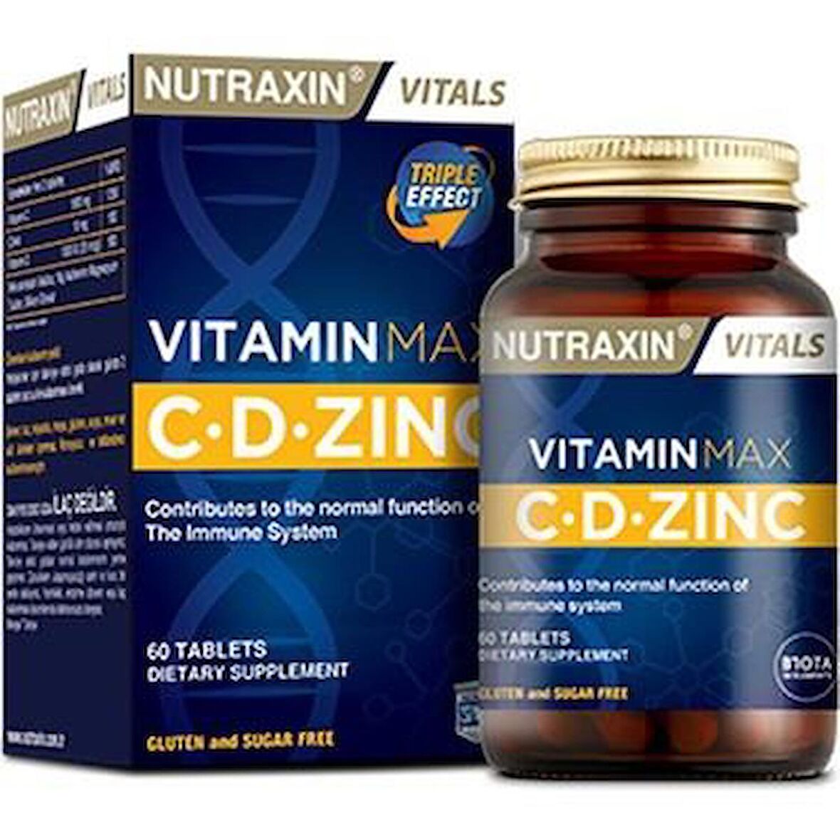 Nutraxin Vitamin Max C.D Çinko 60 Tablet