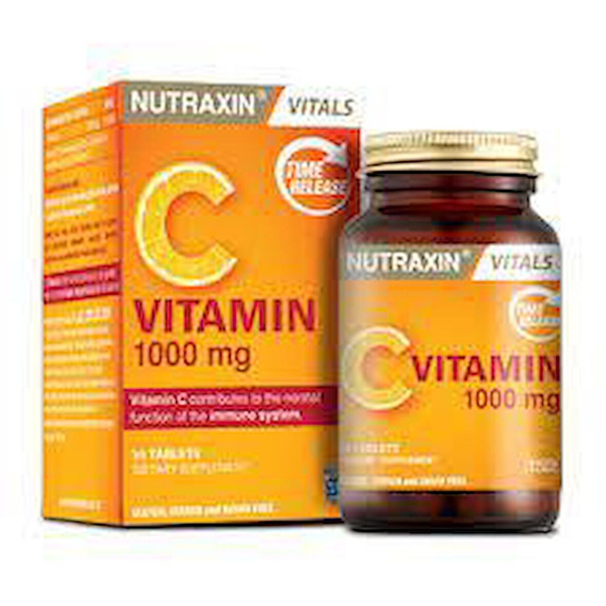 Nutraxin Vitamin C 1000 mg Takviye Edici Gıda 30 Tablet