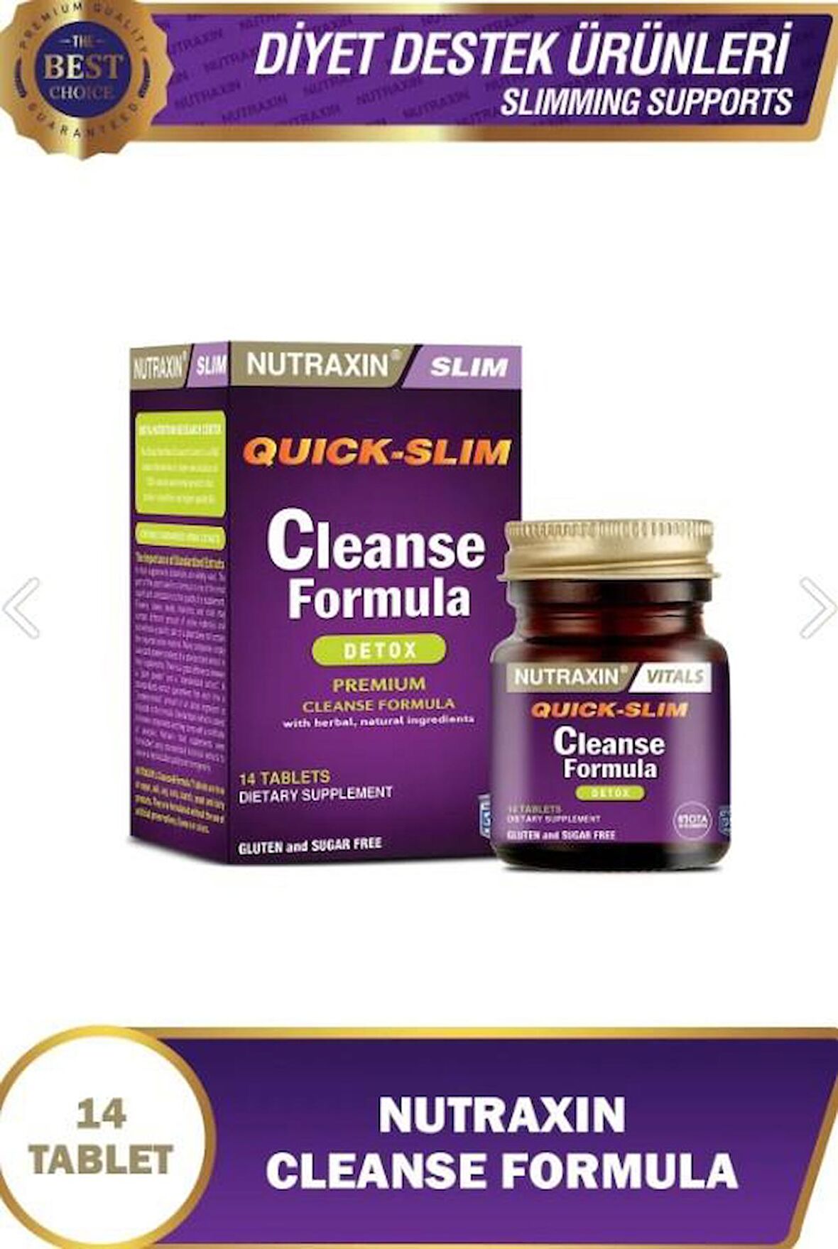 Nutraxin Cleanse Formula 7 14 Tablet