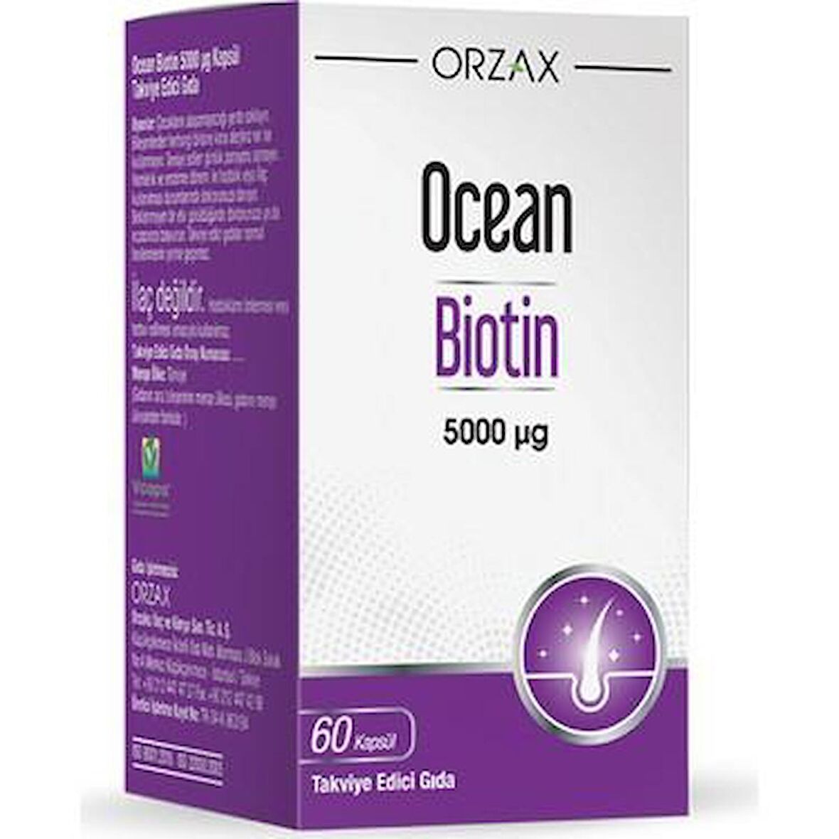 Orzax Ocean Biotin 60 Kapsül