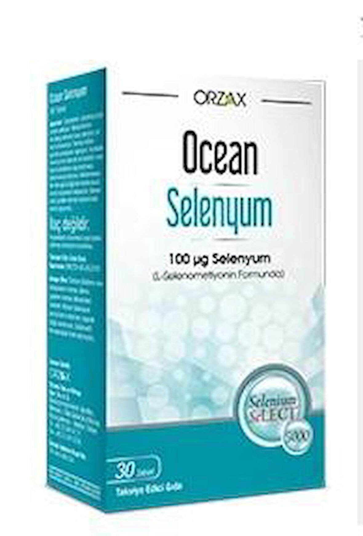 Orzax Ocean Selenyum Takviye Edici Gıda 30 Kapsül
