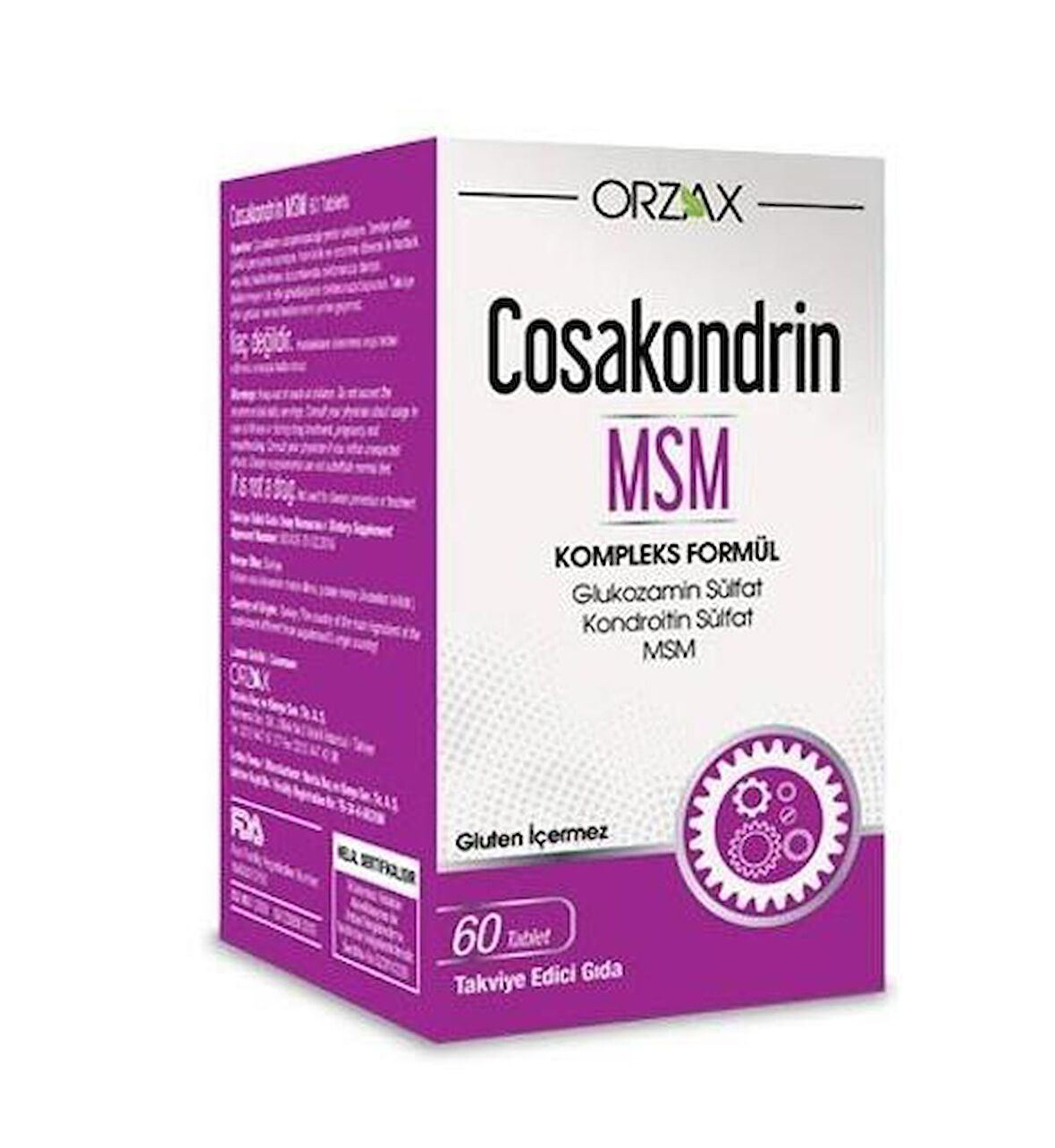 Orzax Cosakondrin MSM 60 Tablet