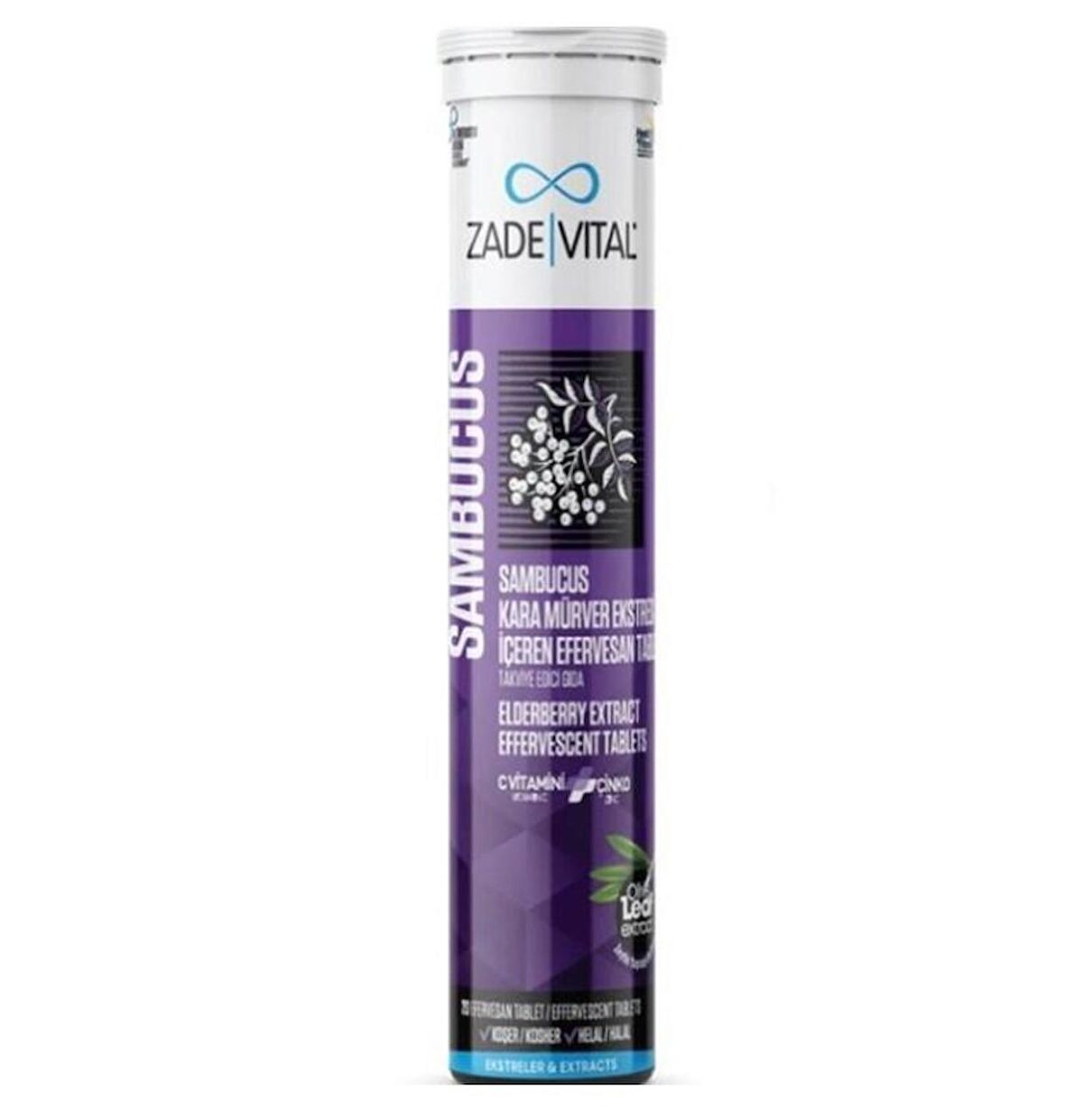 Zade Vital Sambucus Nigra 20 Efervesan Tablet