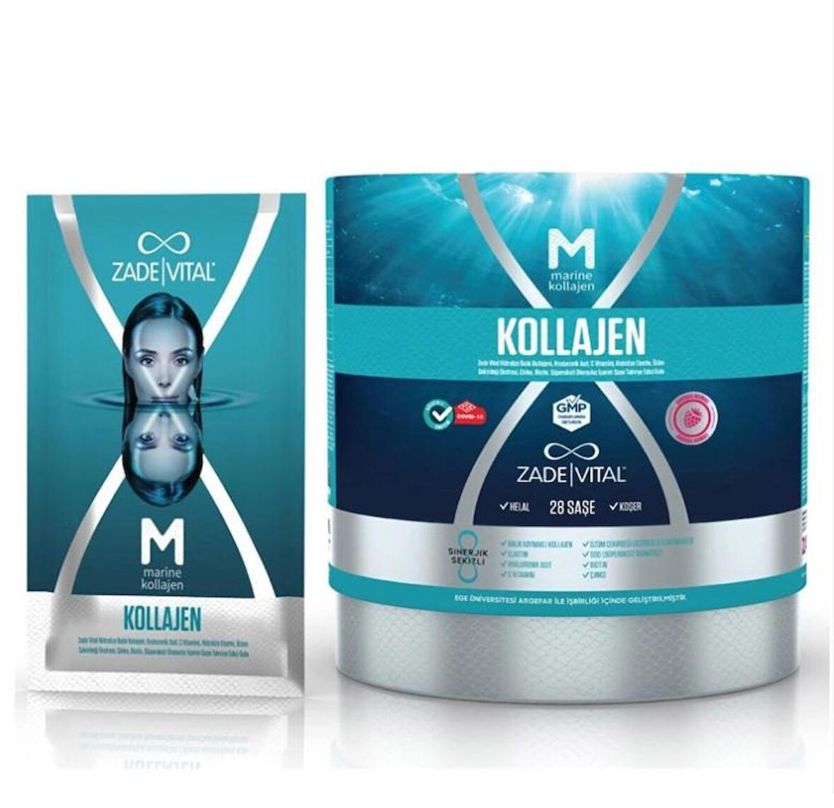 Zade Vital Marine Collagen + Hyaluronic Acid 28 Saşe