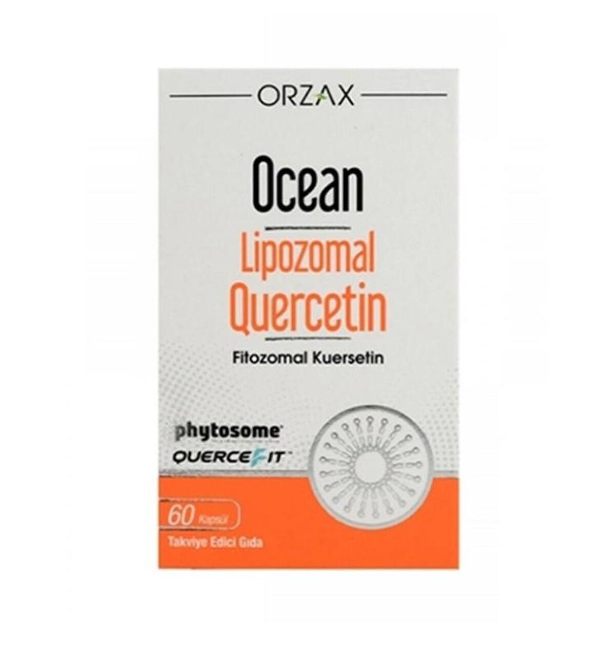 Orzax Ocean Liposomal Quercetin 100 mg 60 Kapsül