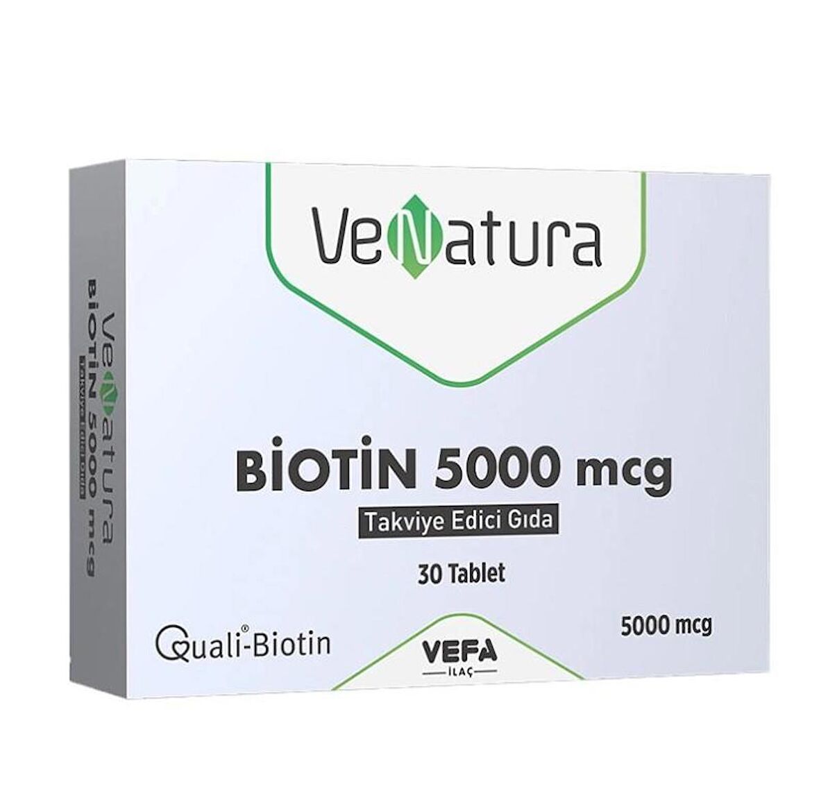 VeNatura Biotin 5000 mcg Takviye Edici Gıda 30 Tablet