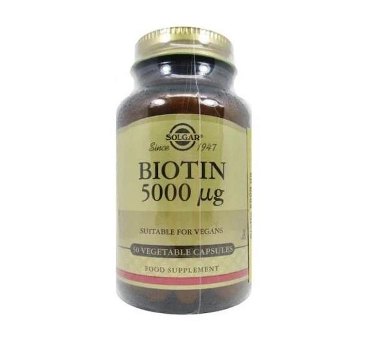 Solgar Biotin 5000 mcg 50 Bitkisel Kapsül