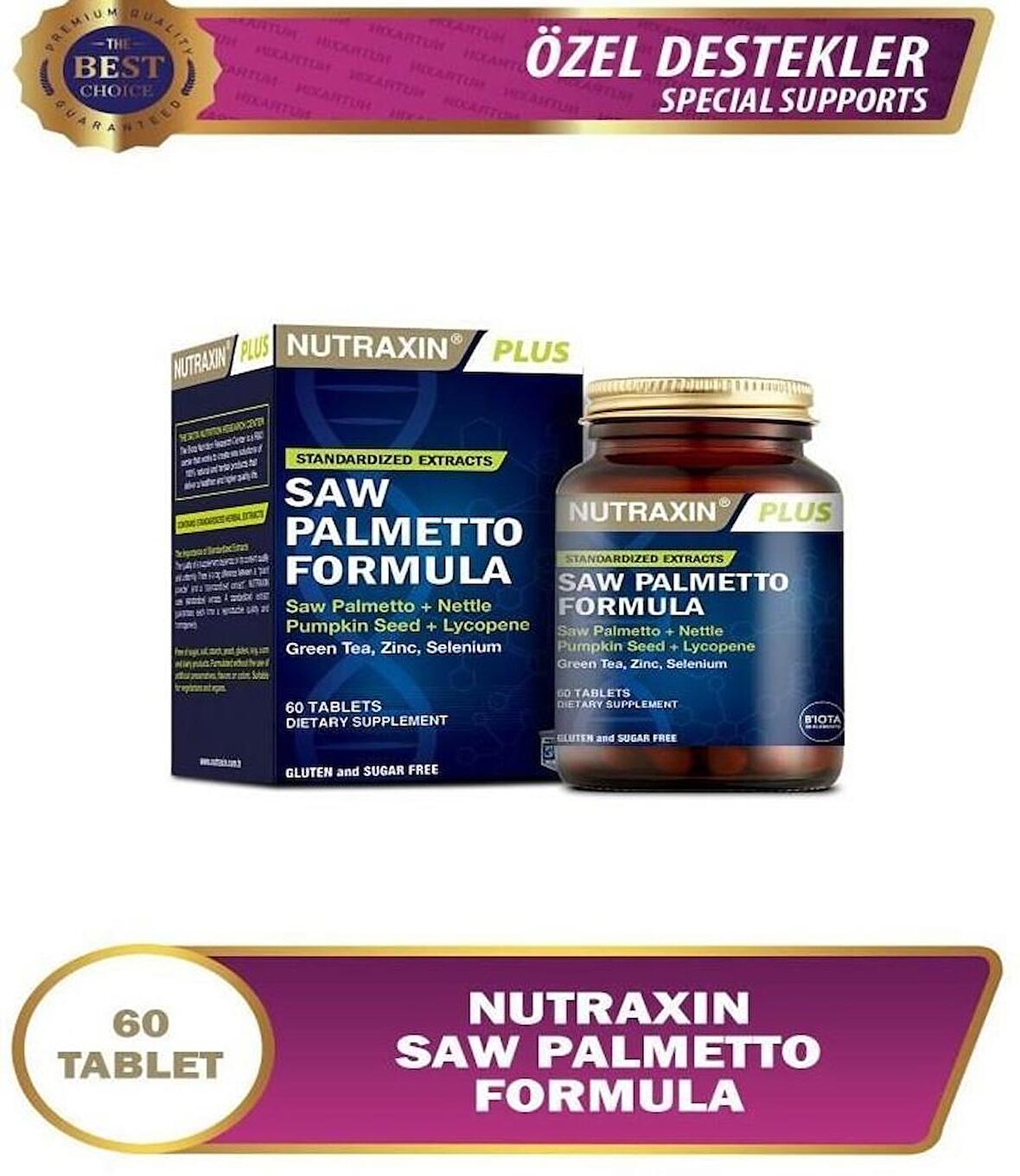 Nutraxin Saw Palmetto Formula 60 Tablet