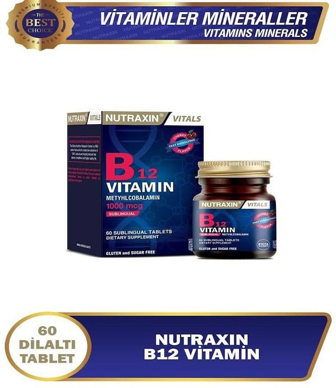 Nutraxin B12 Vitamin 60 Tablet