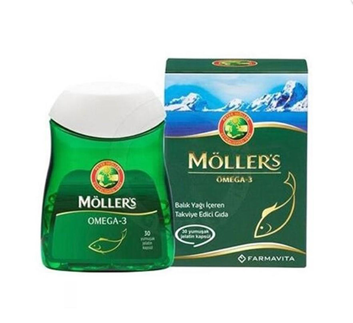 Möller's Omega-3 Takviye Edici Gıda 30 Yumuşak Kapsül