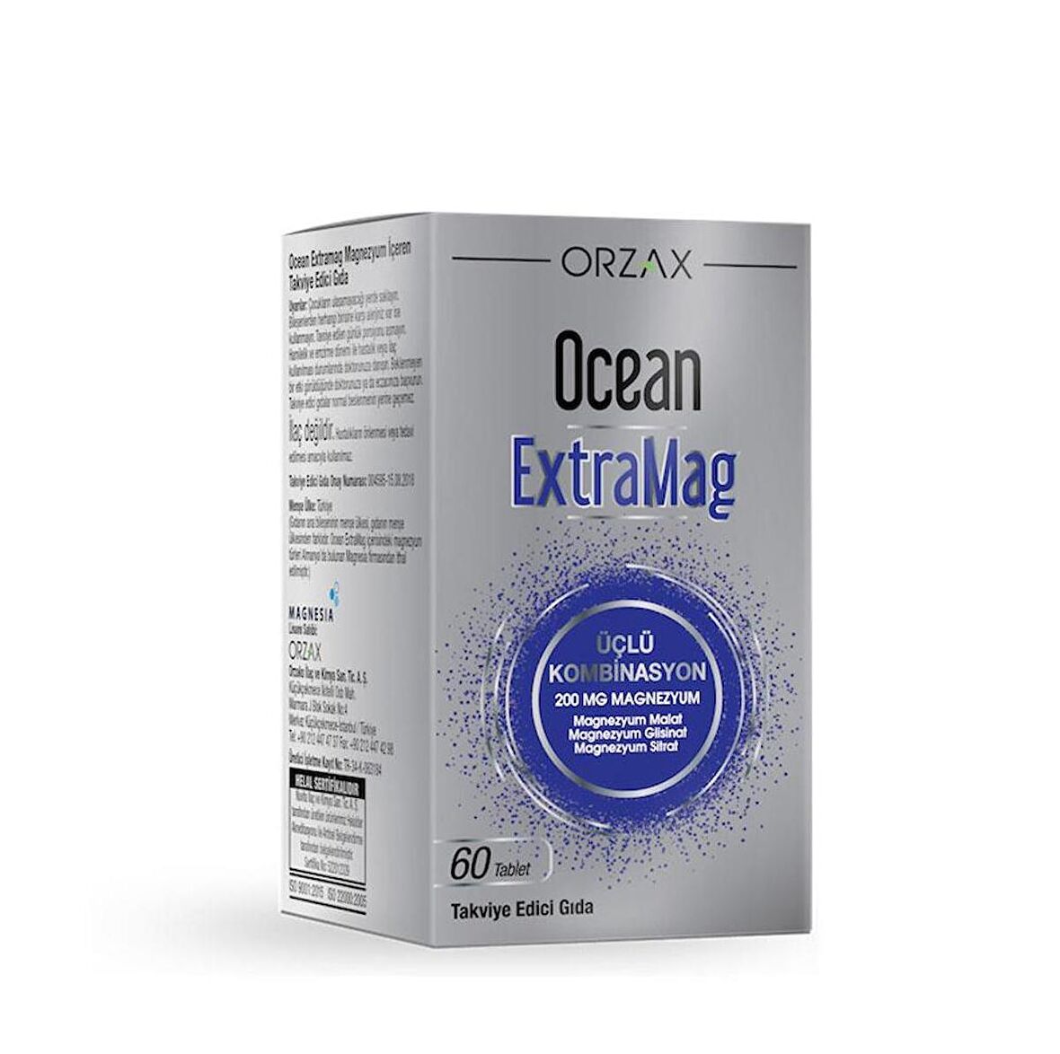 Orzax Ocean ExtraMag Üçlü Kombiasyon 60 Tablet