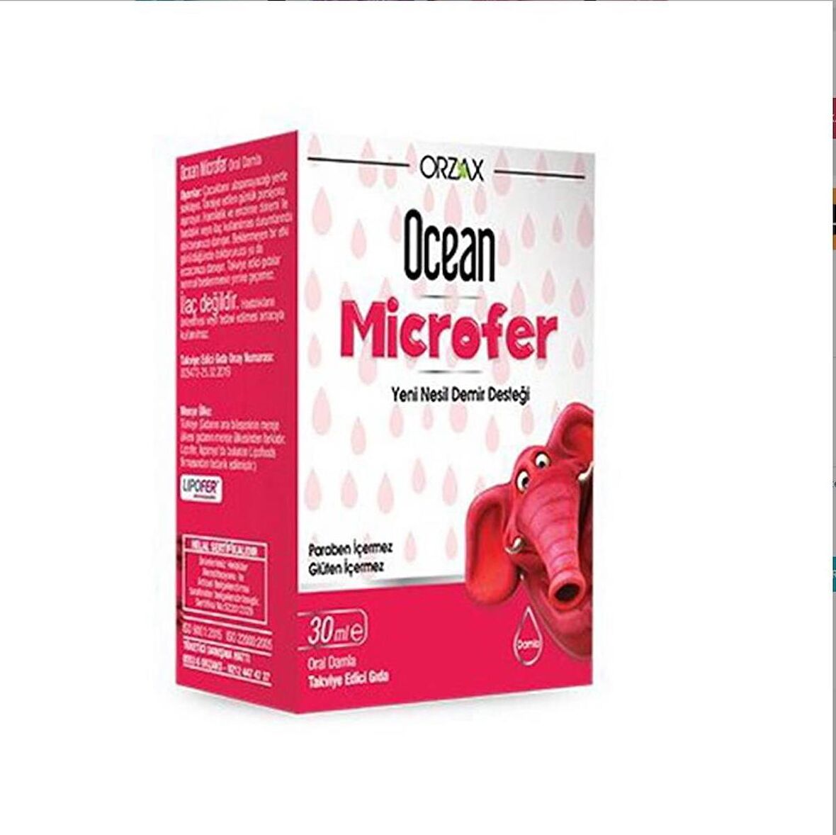 Orzax Ocean Microfer Takviye Edici Gıda 30ml