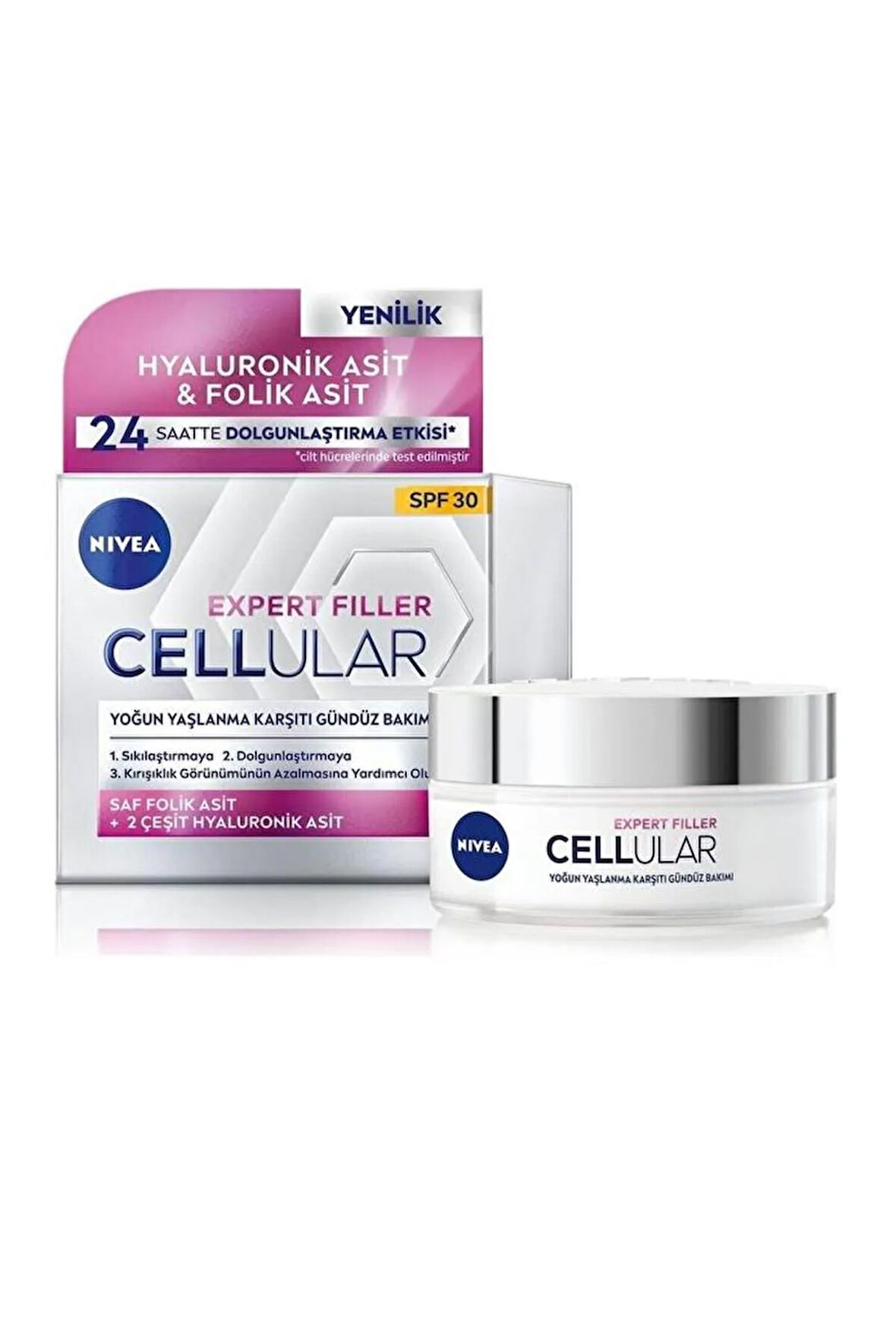 Cellular Expert Filler Yoğun Yaşlanma Karşıtı Gündüz Yüz Bakım Kremi, SPF 30 50 ml