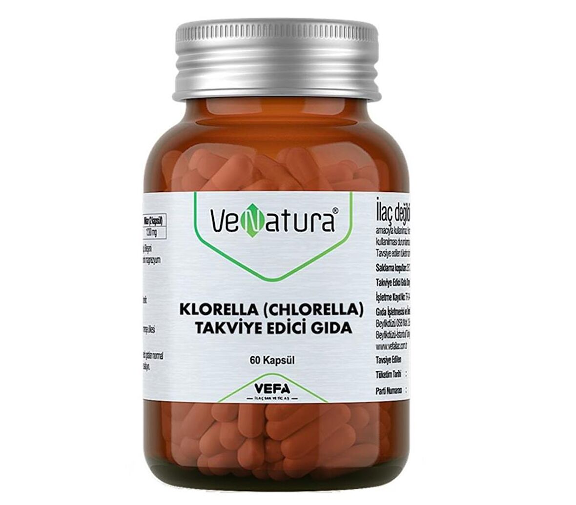 Venatura Klorella (Chlorella) 60 Kapsül