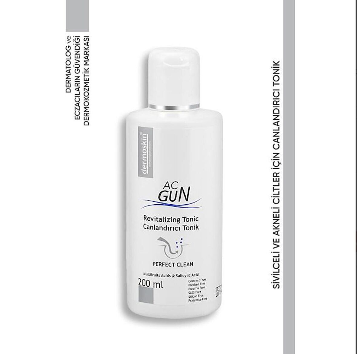 Dermoskin Acnegun Canlandırıcı Tonik 200ml