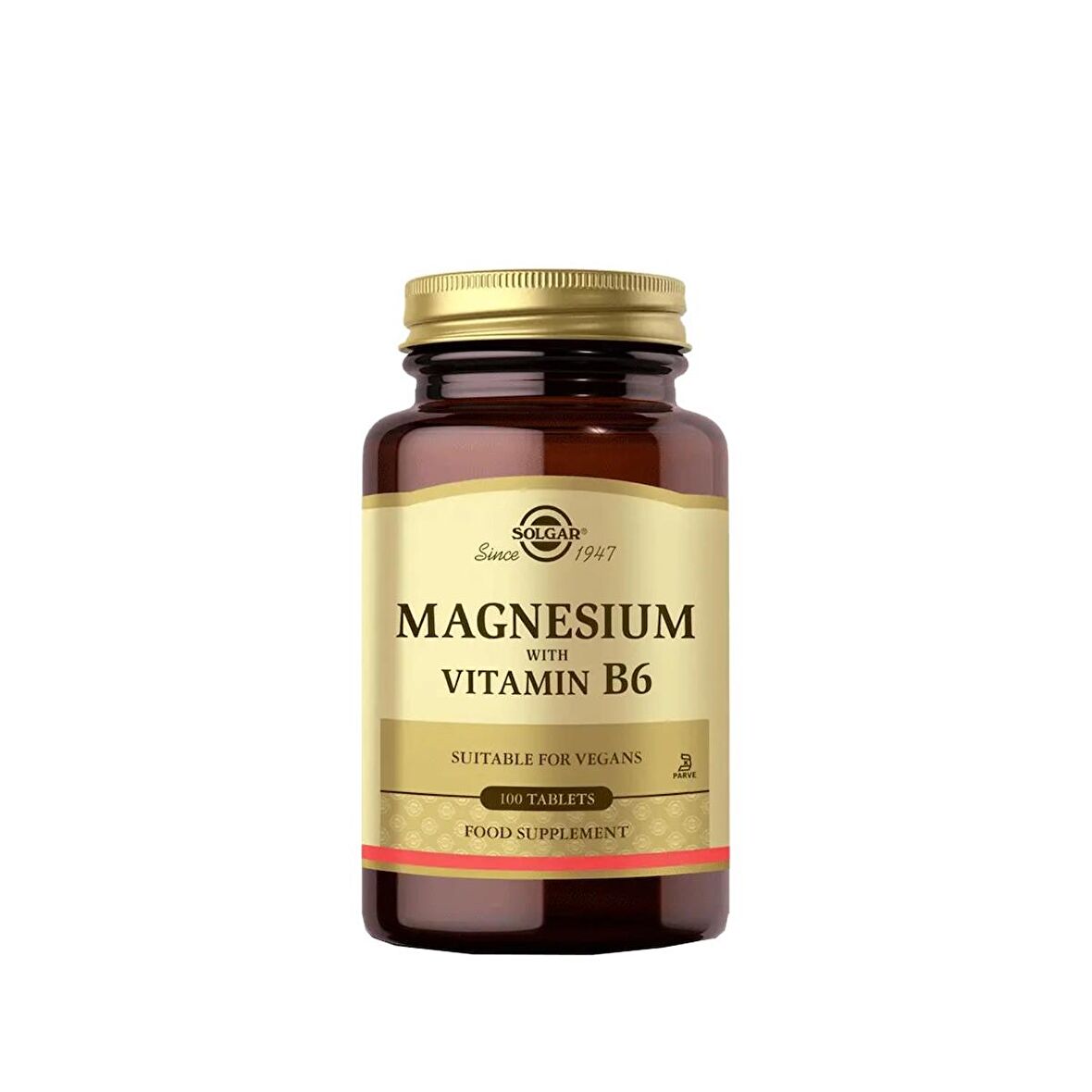Solgar Magnesium with Vitamin B6 100 Tablet - Diş Köpüğü Hediye