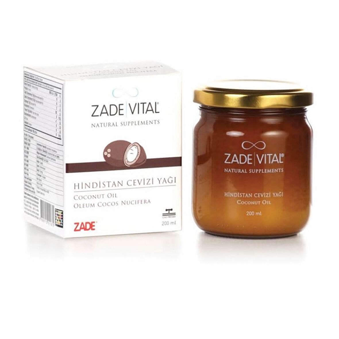 Zade Vital Hindistan Cevizi Yağı 200 ml