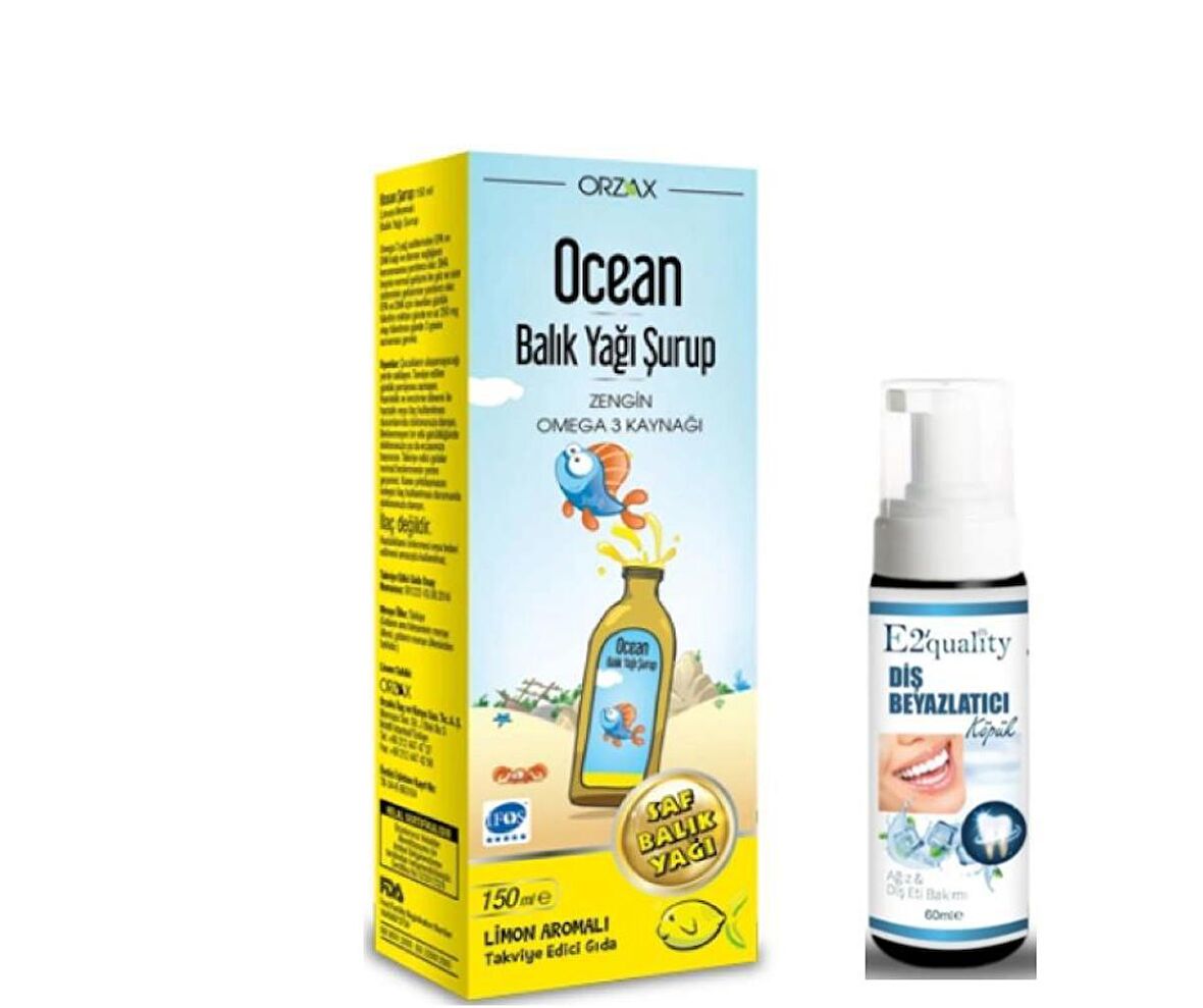 Orzax Ocean Omega3 Şurup 150 ml - Limon