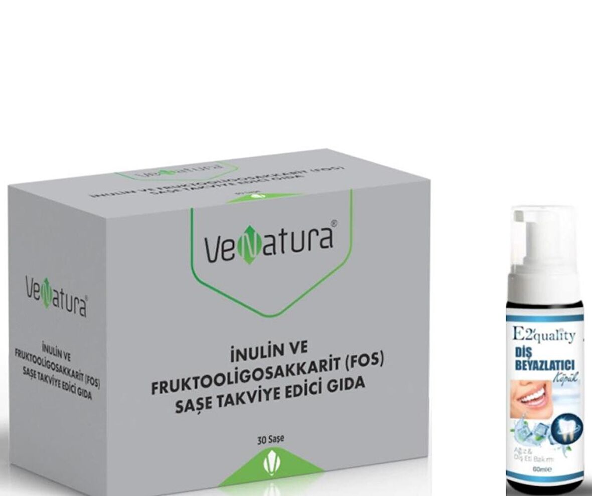 VeNatura İnulin ve Fruktooligosakkarit (FOS) Saşe Takviye Edici Gıda 30 Saşe 