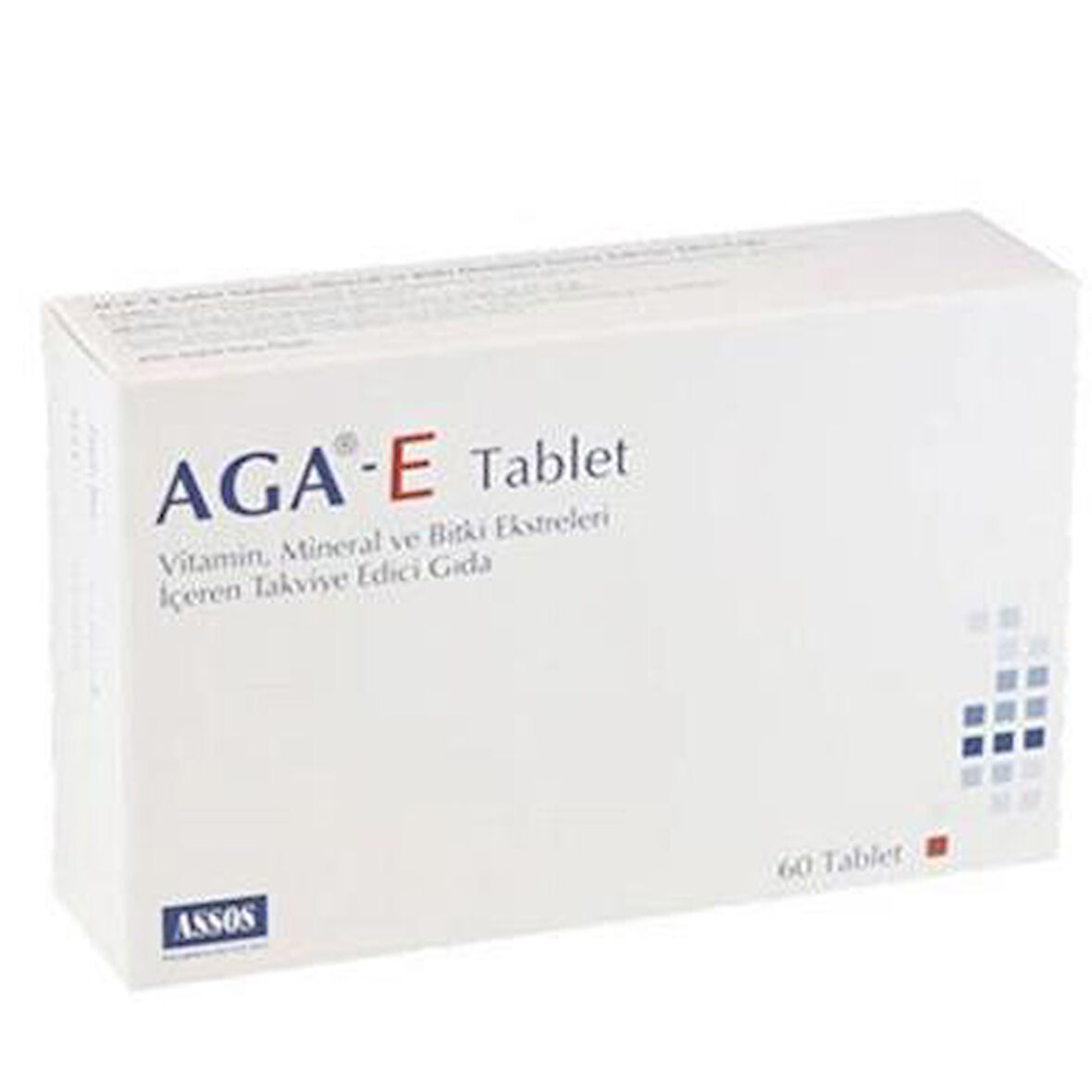 AGA-E Takviye Edici Gıda 60 Tablet