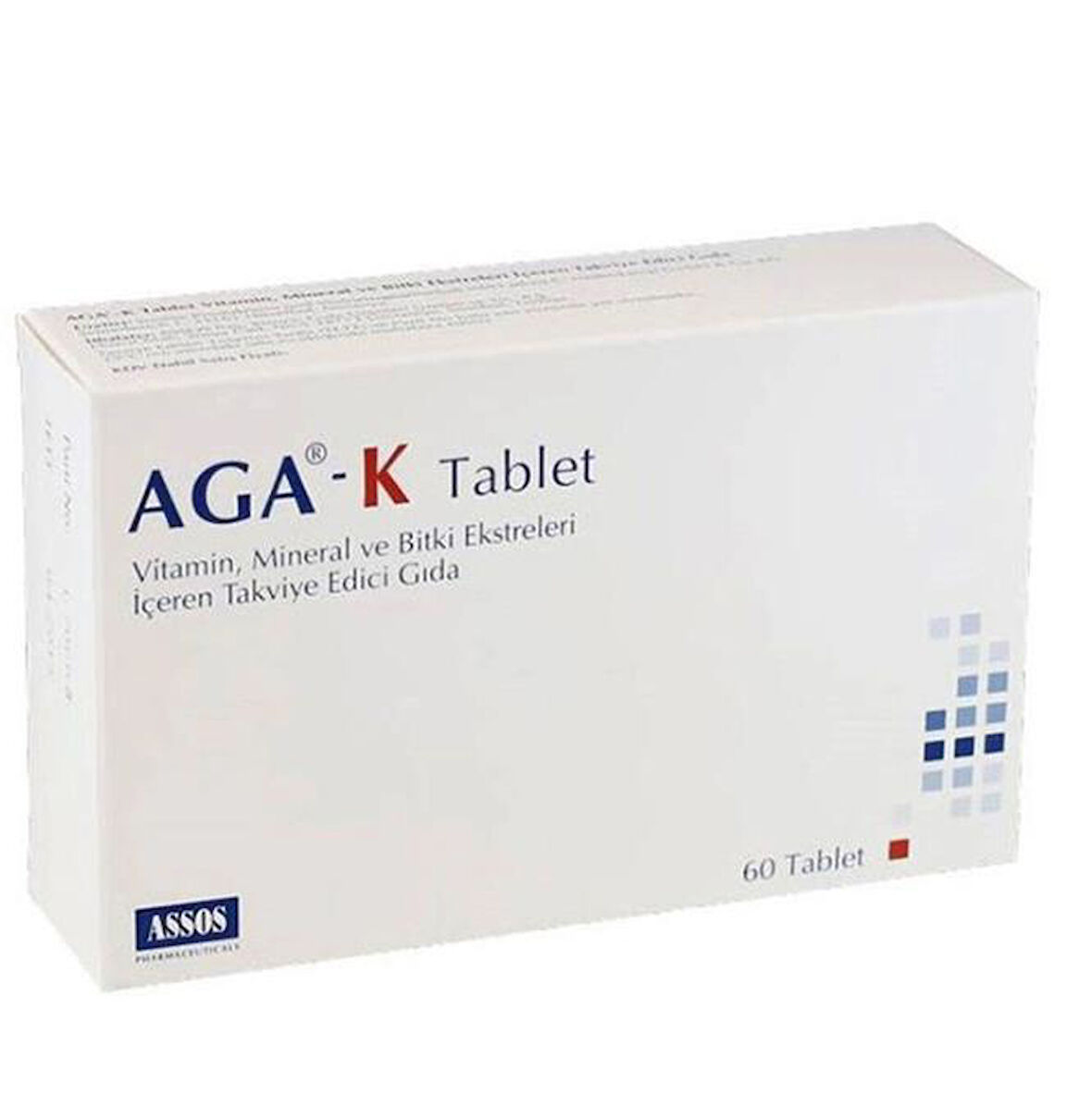 AGA-K Takviye Edici Gıda 60 Tablet