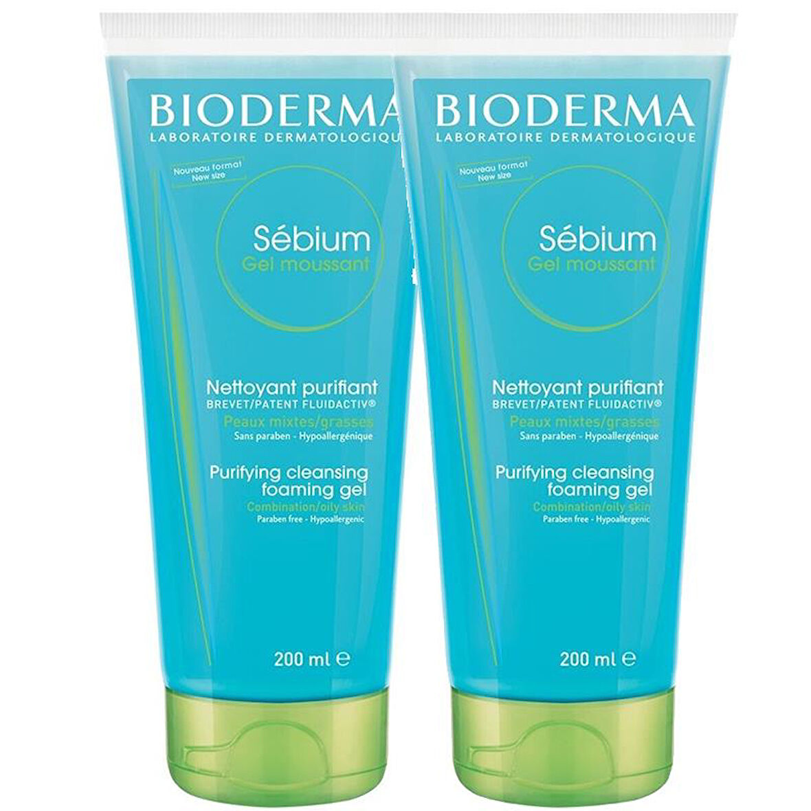 Bioderma Sebium Foaming Gel 2x200 ml