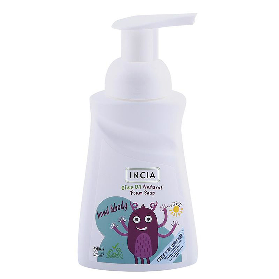INCIA Çocuklar İçin Zeytinyağlı Doğal Köpük Sabun 200 ml