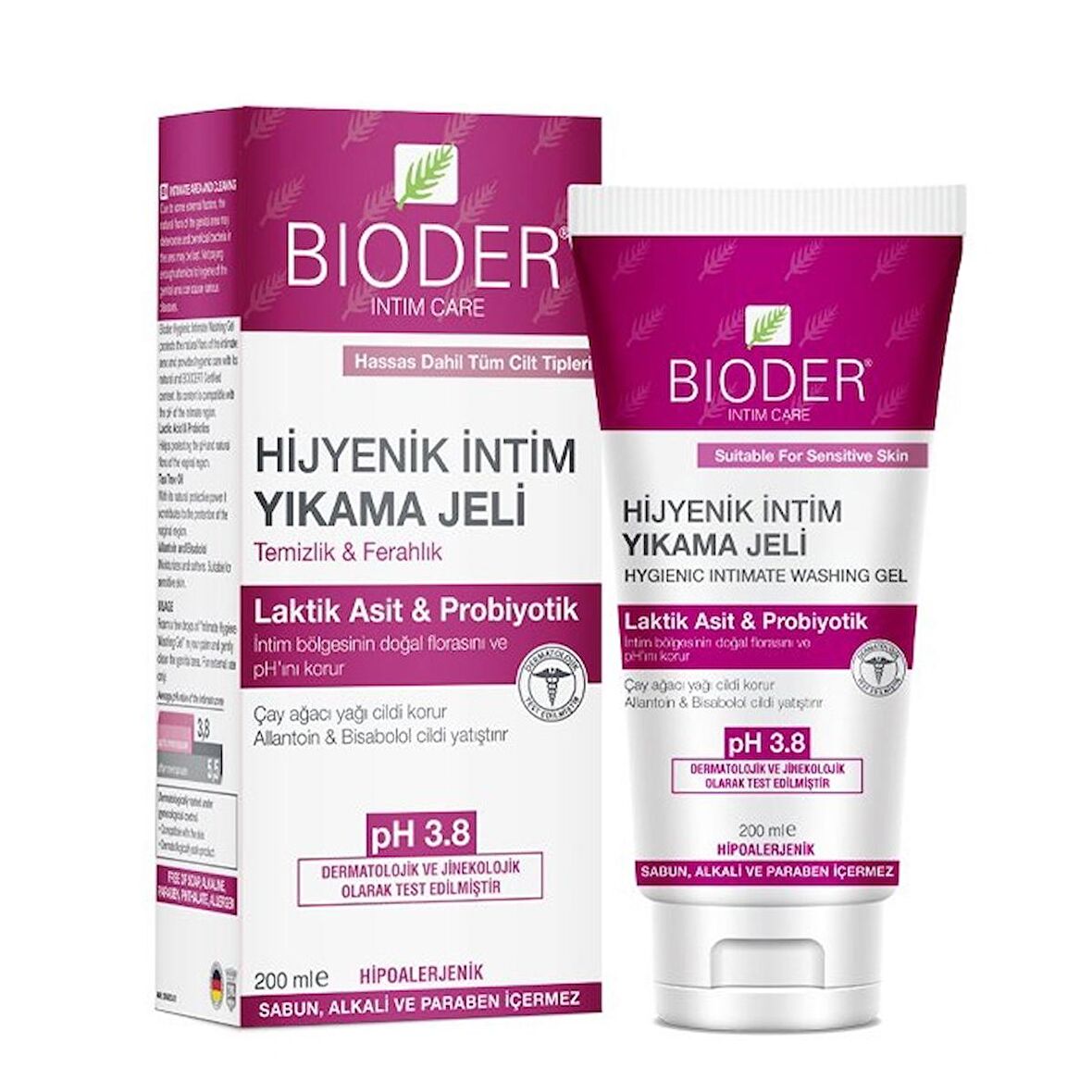 Bioder Hijyenik İntim Yıkama Jeli 200 ml