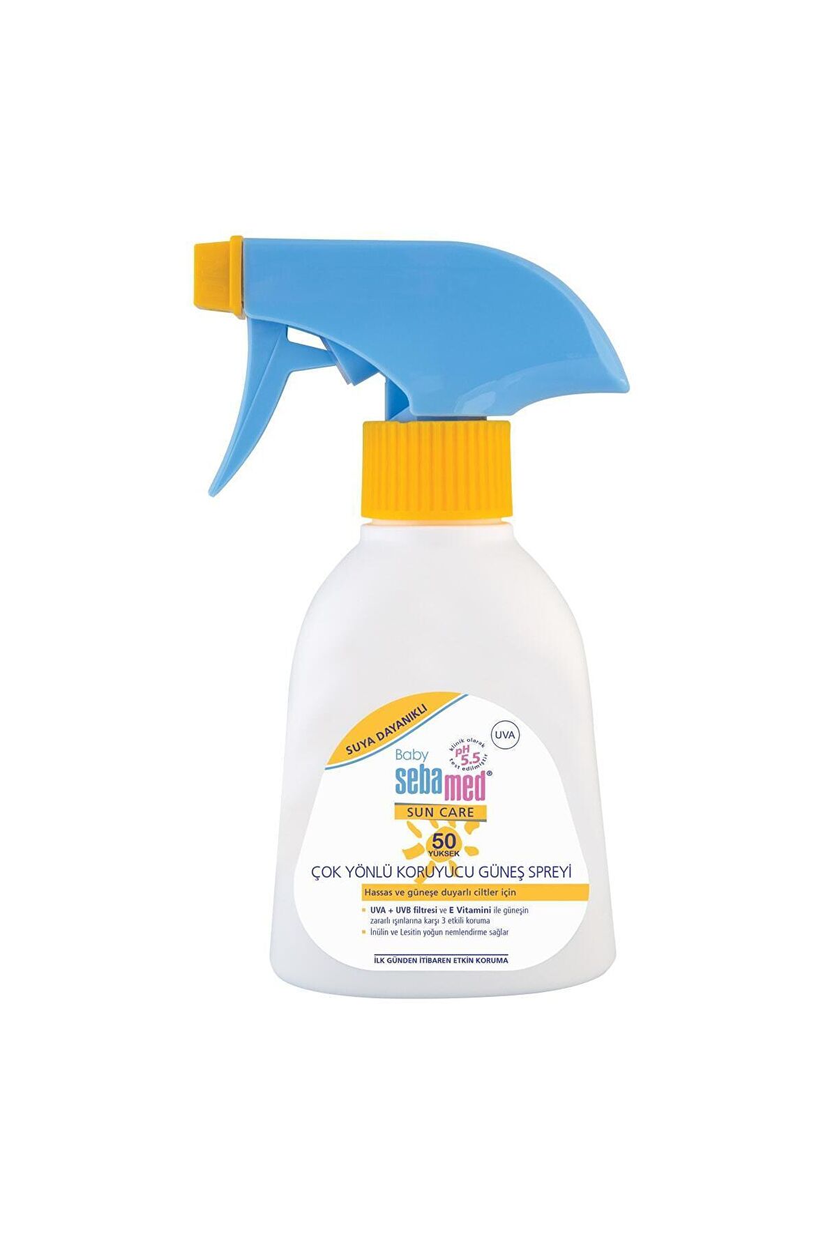 Bebekler Için Suya Dayanıklı Çok Yönlü 50 Spf Bebek Güneş Spreyi 200 Ml