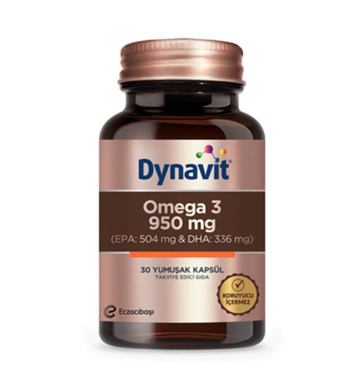 Dynavit Omega 3 950 mg Takviye Edici Gıda 30 Yumuşak Kapsül