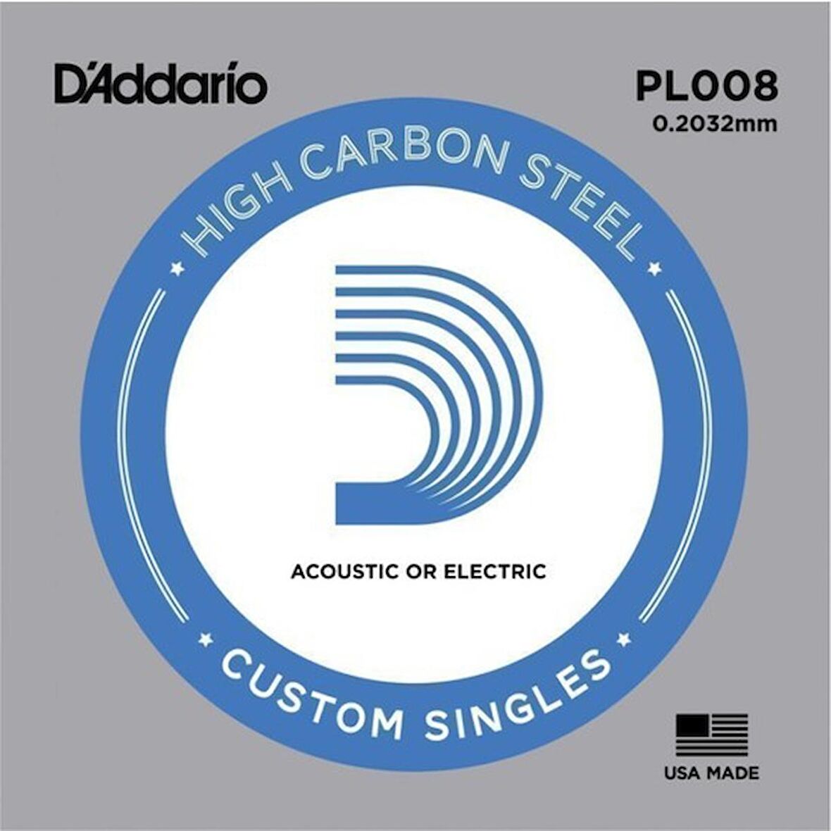 DADDARİO PL008 ELEKTRO VE AKUSTİK GİTAR TEK TEL
