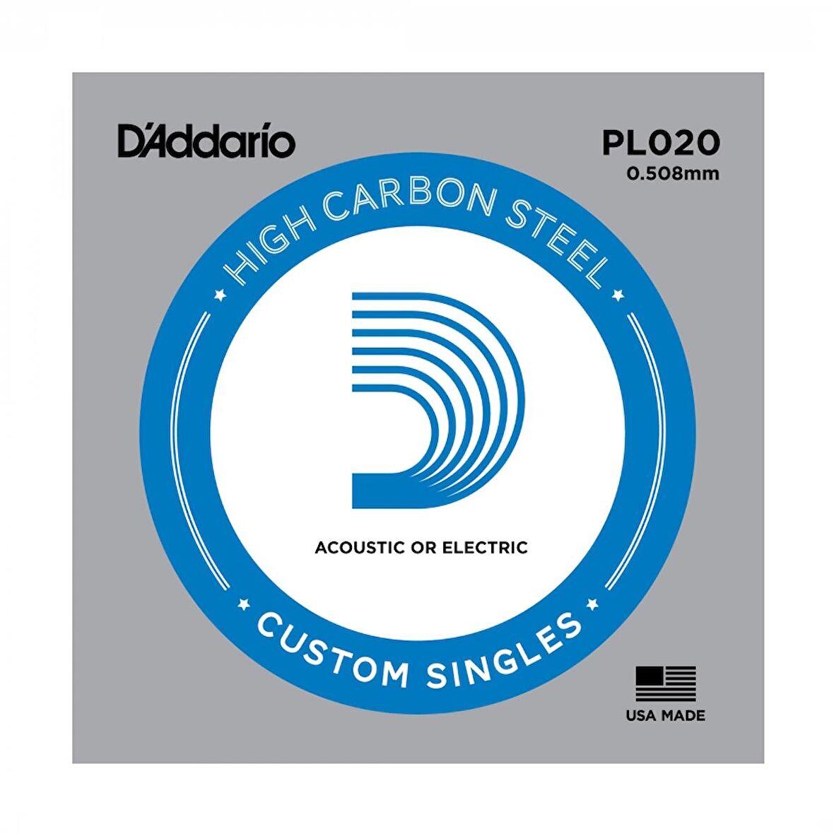 DADDARİO PL020 ELEKTRO VE AKUSTİK GİTAR TEK TEL