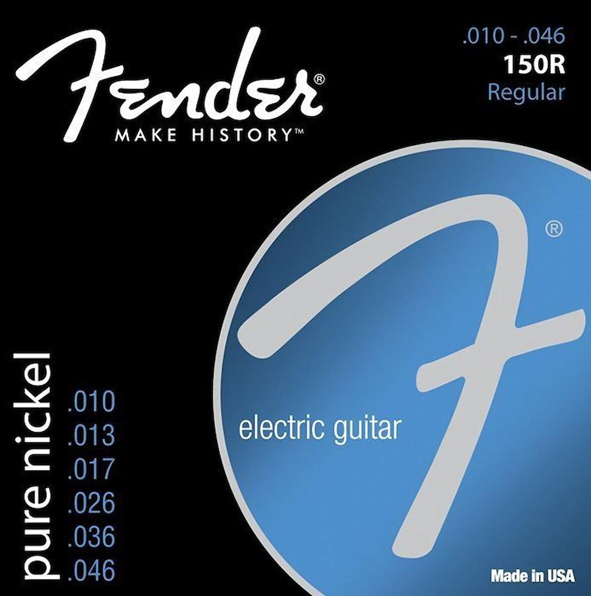 0730150406 FENDER 150R ELEKTRO GİTAR TELİ 010-046 REGULAR