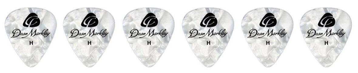 DEAN MARKLEY 33366 WHİTE PEARL HEAVY 1 MM 6 ADET PENA