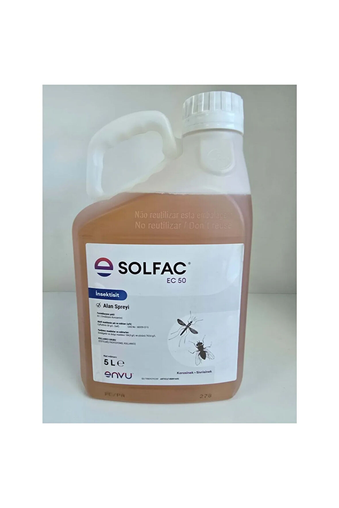 Bayer Solfac Ec 50 5 Lt Sinek Karasinek Böcek Ilacı Etkili