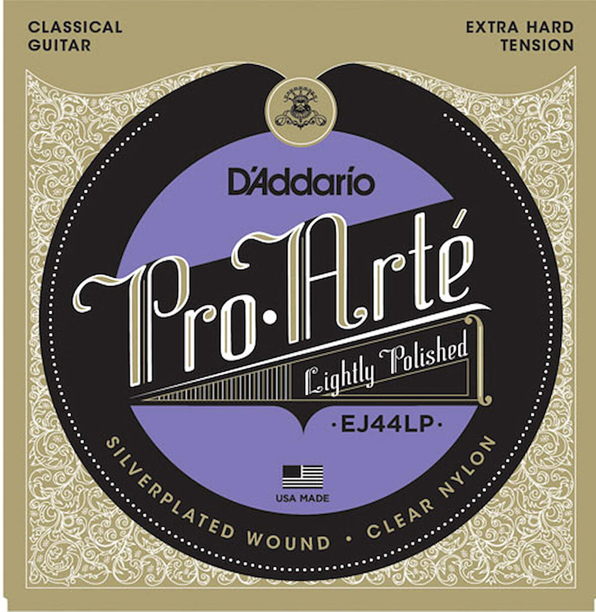 DADDARİO EJ44LP POLİSHED COMPOSİTE EXTRA-HARD TENSİON TAKIM TEL KLASİK GİTAR TELİ