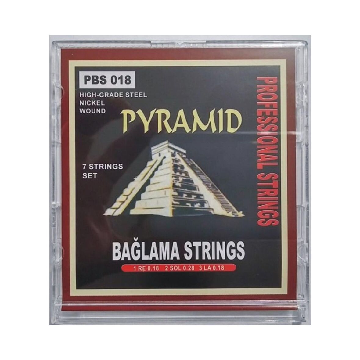 PYRAMİD PBS018 KISA SAP SAZ TELİ ORJİNAL CD KUTU