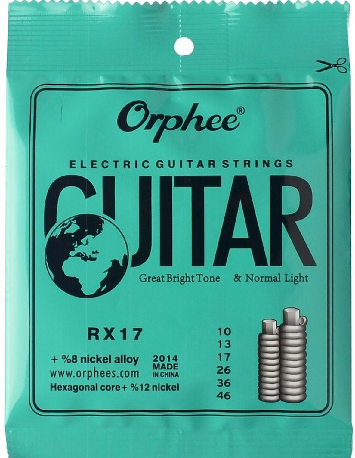 ORPHEE RX17 ELEKTRO GİTAR TELİ TAKIM 010-046