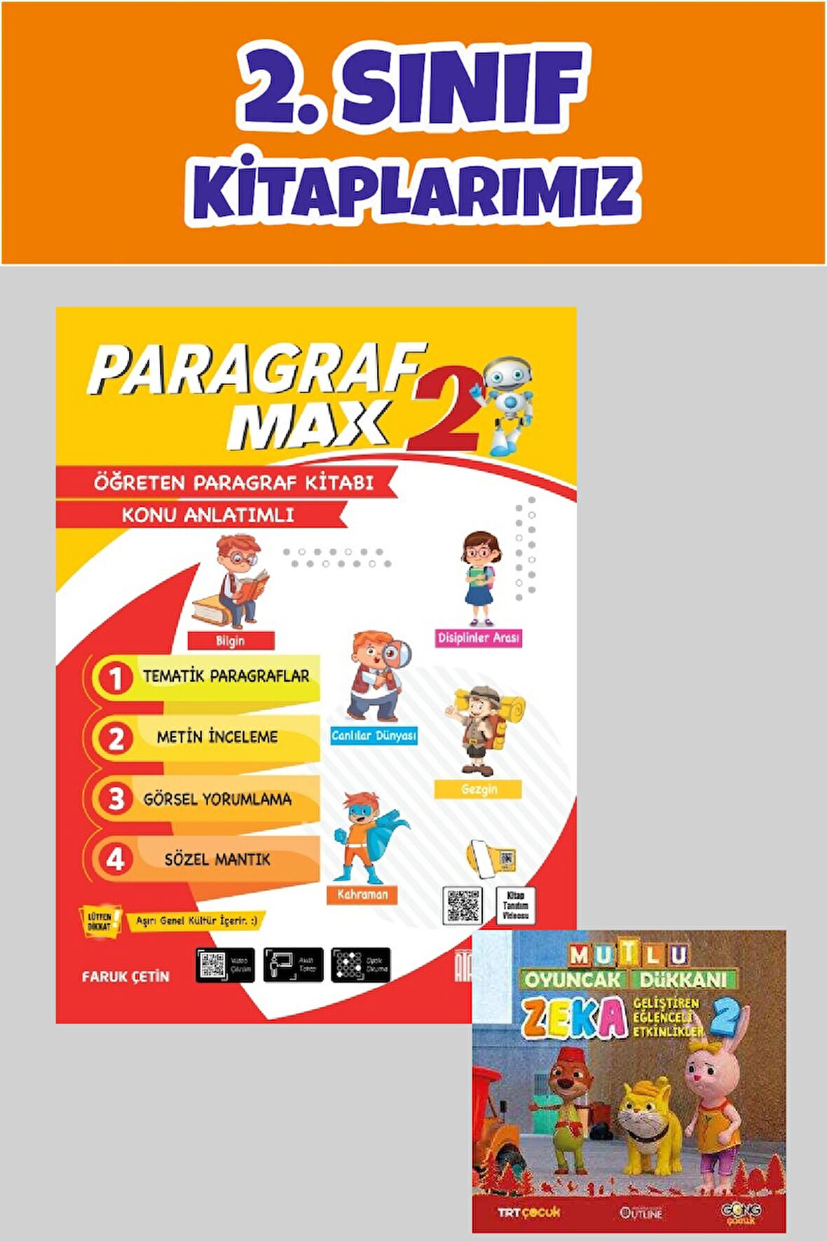 2.Sınıf Paragraf Öğreten Kitap Konu Anlatımlı Paragraf Max