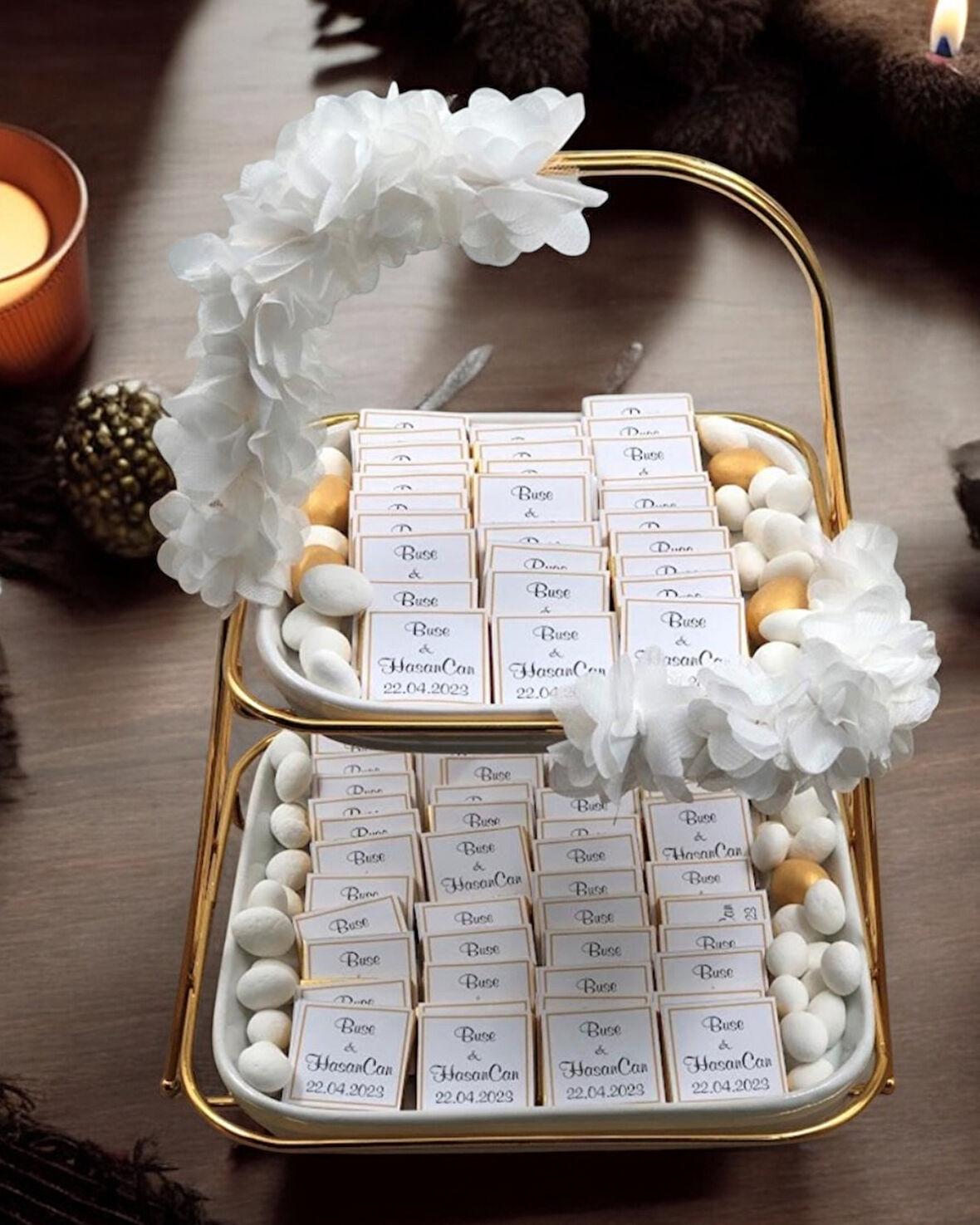 Hadley Gold Söz Nişan Kız İsteme Çikolatası