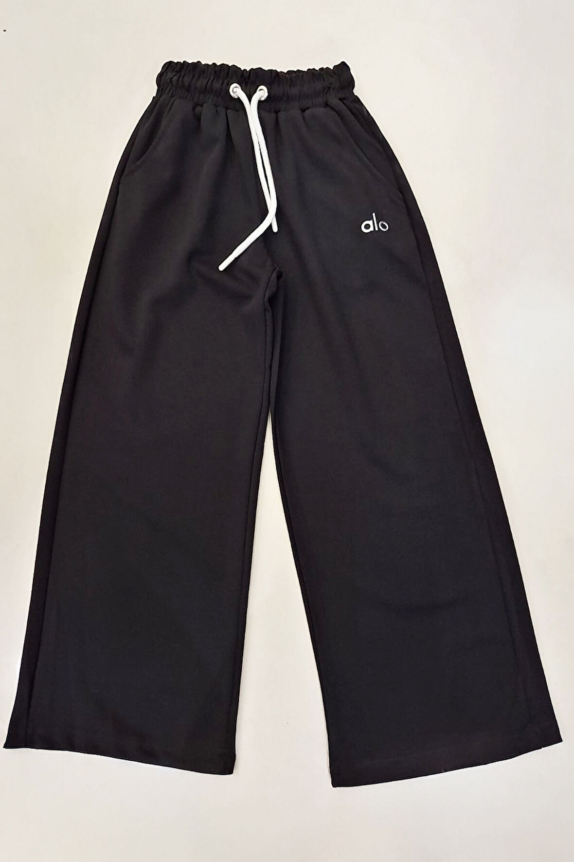 Kız Çocuk Doble Face Kumaş Geniş Paça Eşofman Alt 10-15 Yaş 12318
