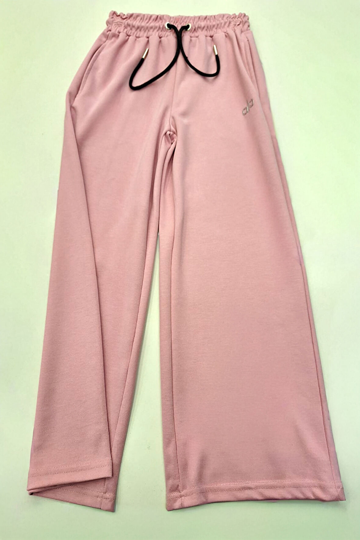 Kız Çocuk Doble Face Kumaş Geniş Paça Eşofman Alt 10-15 Yaş 12318