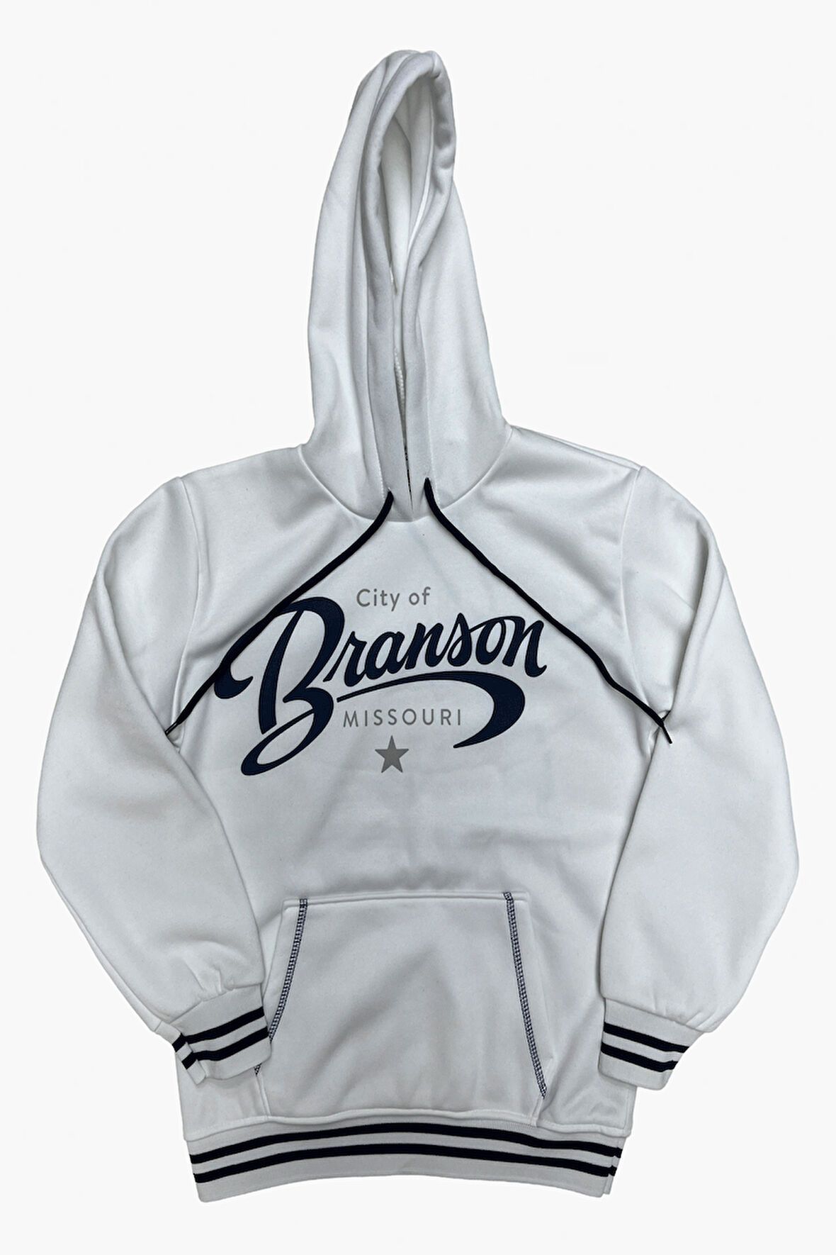 Erkek Çocuk Kapüşonlu Kanguru Cepli Ribana ve Baskı Detaylı 3 İplik Sweatshirt 12326