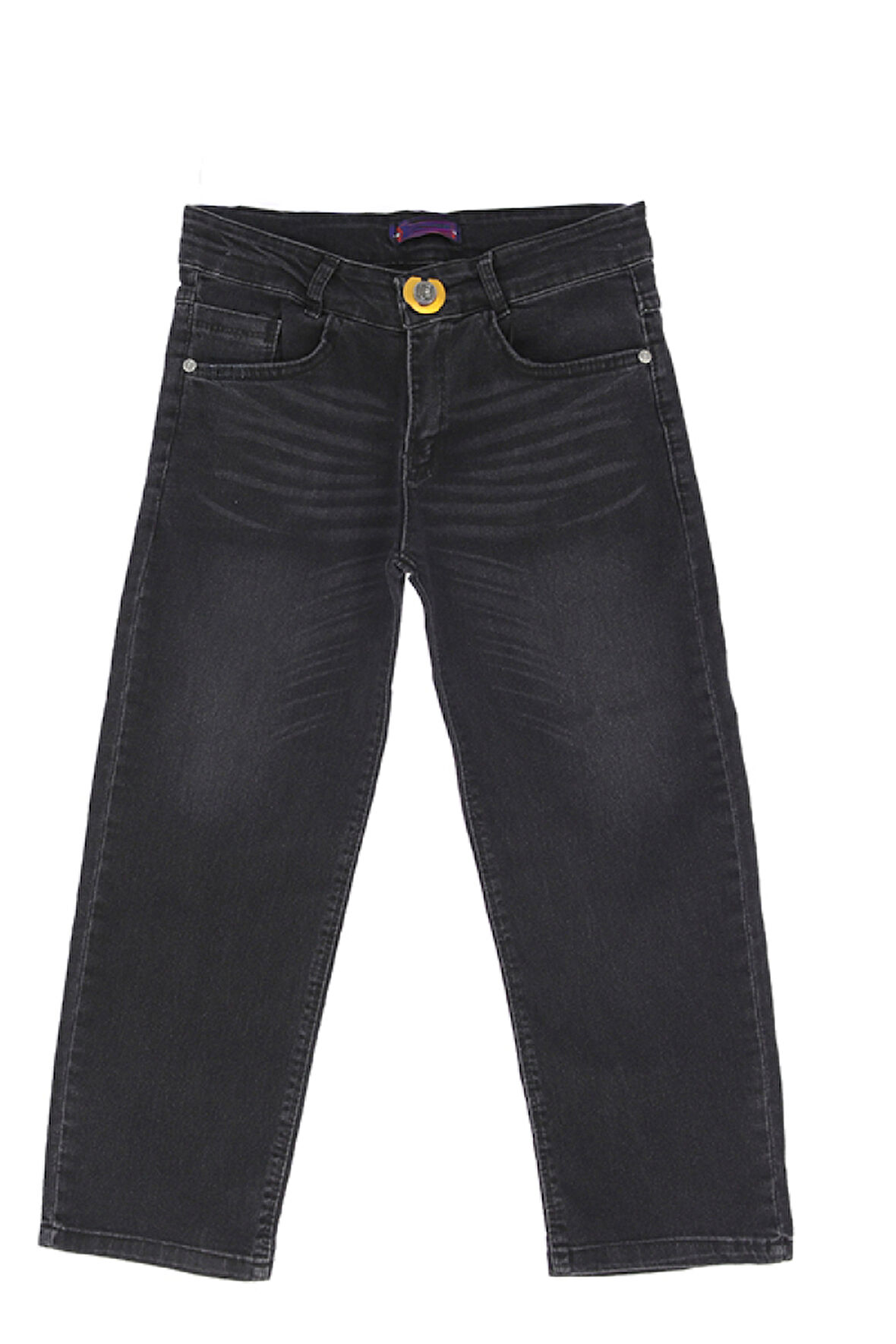 Erkek Çocuk Esnek Belli Likralı Geniş Kesim Jean Pantolon 13-17 Yaş 12367