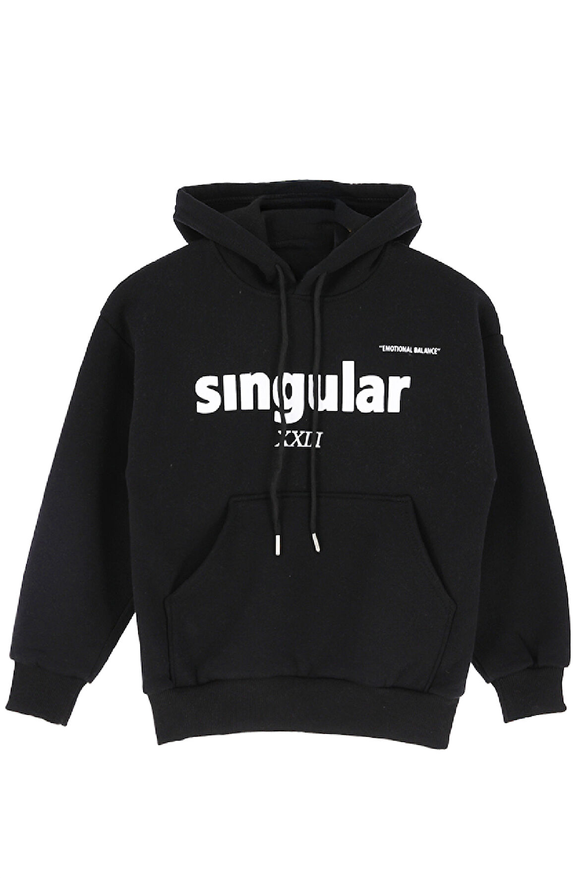 Erkek Çocuk 3 İplik Şardonlu-Kapüşonlu Sweatshirt 13-16 Yaş 12382
